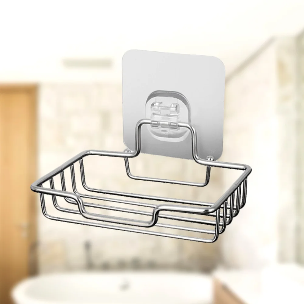 Creative Stainless Steel Soap Holder Multifunction Punch Free Sponge Drain Rack Kitchen Shelf
Creative Stainless Steel Soap Holder Multifunction Punch Free Sponge Drain Rack Kitchen Shelf