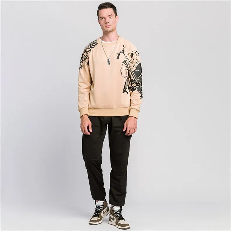 New Fashion Hip Hop Sweatshirt Chinese Paper Cut Style Crewneck Pullover Warm Winter Spring Casual Streetwear Tops ropa hombre
New Fashion Hip Hop Sweatshirt Chinese Paper Cut Style Crewneck Pullover Warm Winter Spring Casual Streetwear Tops ropa hombre