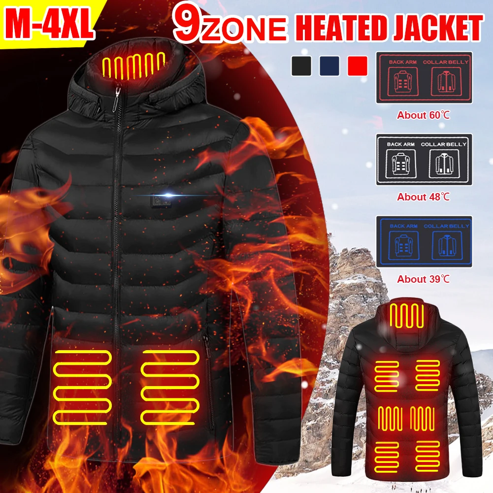 New Heated Vest Jacket Fashion Men Women Coat Clothes Intelligent Electric Heating Thermal Warm Clothes Winter Heated Hunt
New Heated Vest Jacket Fashion Men Women Coat Clothes Intelligent Electric Heating Thermal Warm Clothes Winter Heated Hunt