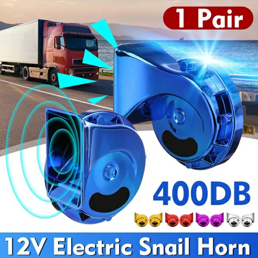 12V 1 Pair Electric Snail Horn Speeker Waterproof Universal Car Motorcycle Truck Boat 400DB Electric Loud Snail Air Horn Siren
12V 1 Pair Electric Snail Horn Speeker Waterproof Universal Car Motorcycle Truck Boat 400DB Electric Loud Snail Air Horn Siren