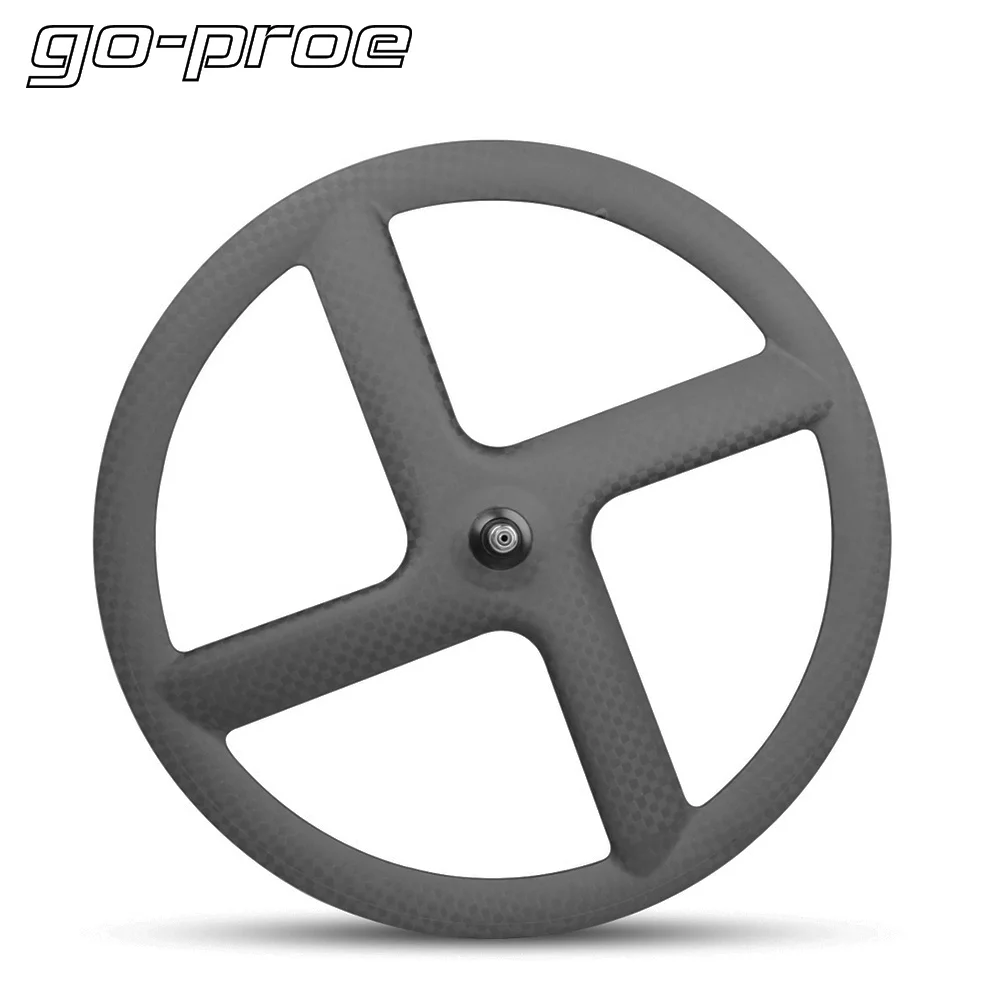Фото Карбоновые колесные диски Go-proe на 4 спицы 700c дорожный велосипед трековые