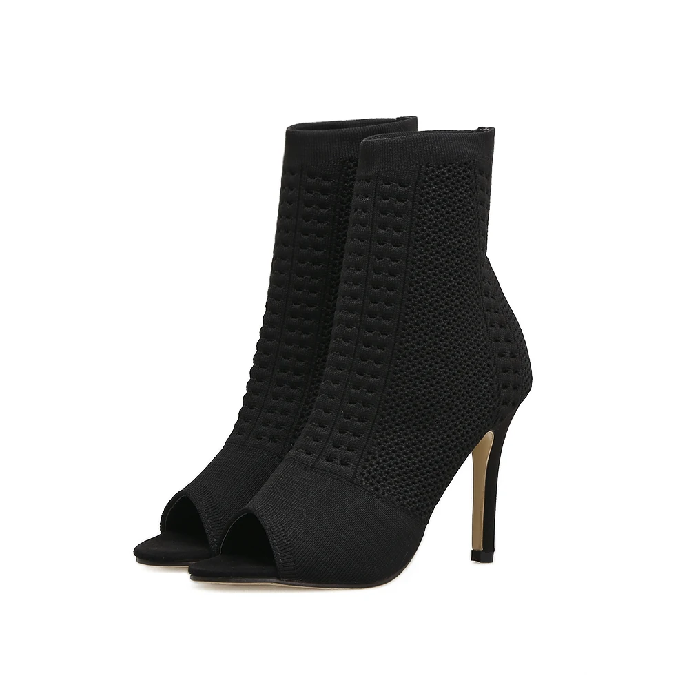 Ankle Boots For Women Knitting Peep Toe High Heels Female Shoes Woman Breathable Short Boot Casual Ladies Footwear Sock Boots
Ankle Boots For Women Knitting Peep Toe High Heels Female Shoes Woman Breathable Short Boot Casual Ladies Footwear Sock Boots