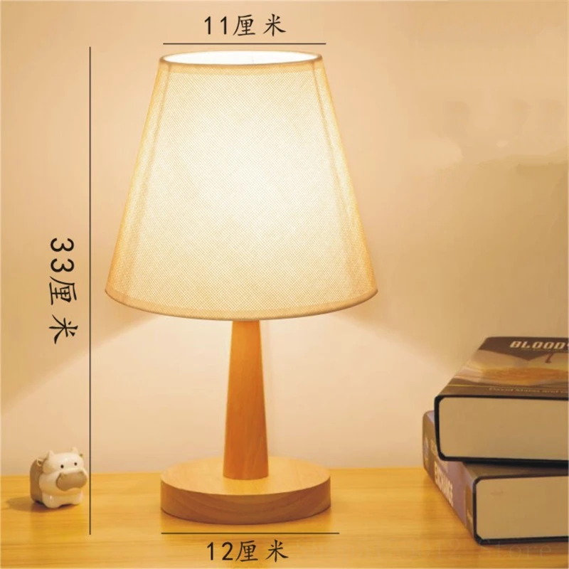Nordic Wooden LED Table Lamps Simple Lighting Home Decoration Table Light Fabric Lampshade Bedroom Bedside Lamp Wood Luminaire
Nordic Wooden LED Table Lamps Simple Lighting Home Decoration Table Light Fabric Lampshade Bedroom Bedside Lamp Wood Luminaire