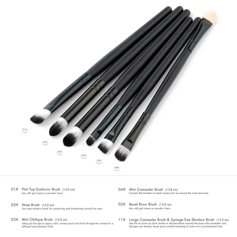 Eye Makeup Brushes Set Eye Shadow Blending Eyeliner Eyelash Eyebrow Brushes For Beginner Beauty Makeup Tools New TSLM1
Eye Makeup Brushes Set Eye Shadow Blending Eyeliner Eyelash Eyebrow Brushes For Beginner Beauty Makeup Tools New TSLM1