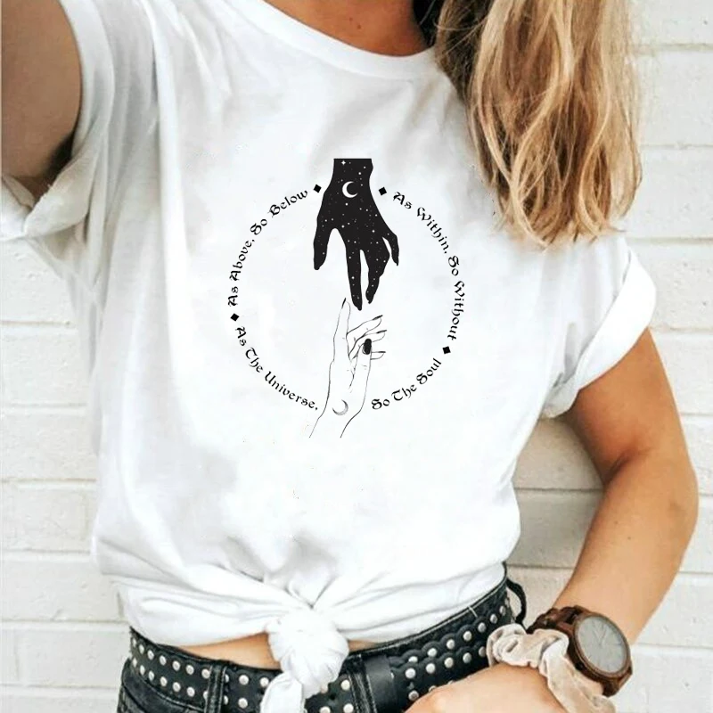 So Below Hand Moon Graphic Tee 90s Vinatge Harajuku Hipster Casual Funny 100% Cotton Aesthetics Women T-Shirt Tops
So Below Hand Moon Graphic Tee 90s Vinatge Harajuku Hipster Casual Funny 100% Cotton Aesthetics Women T-Shirt Tops