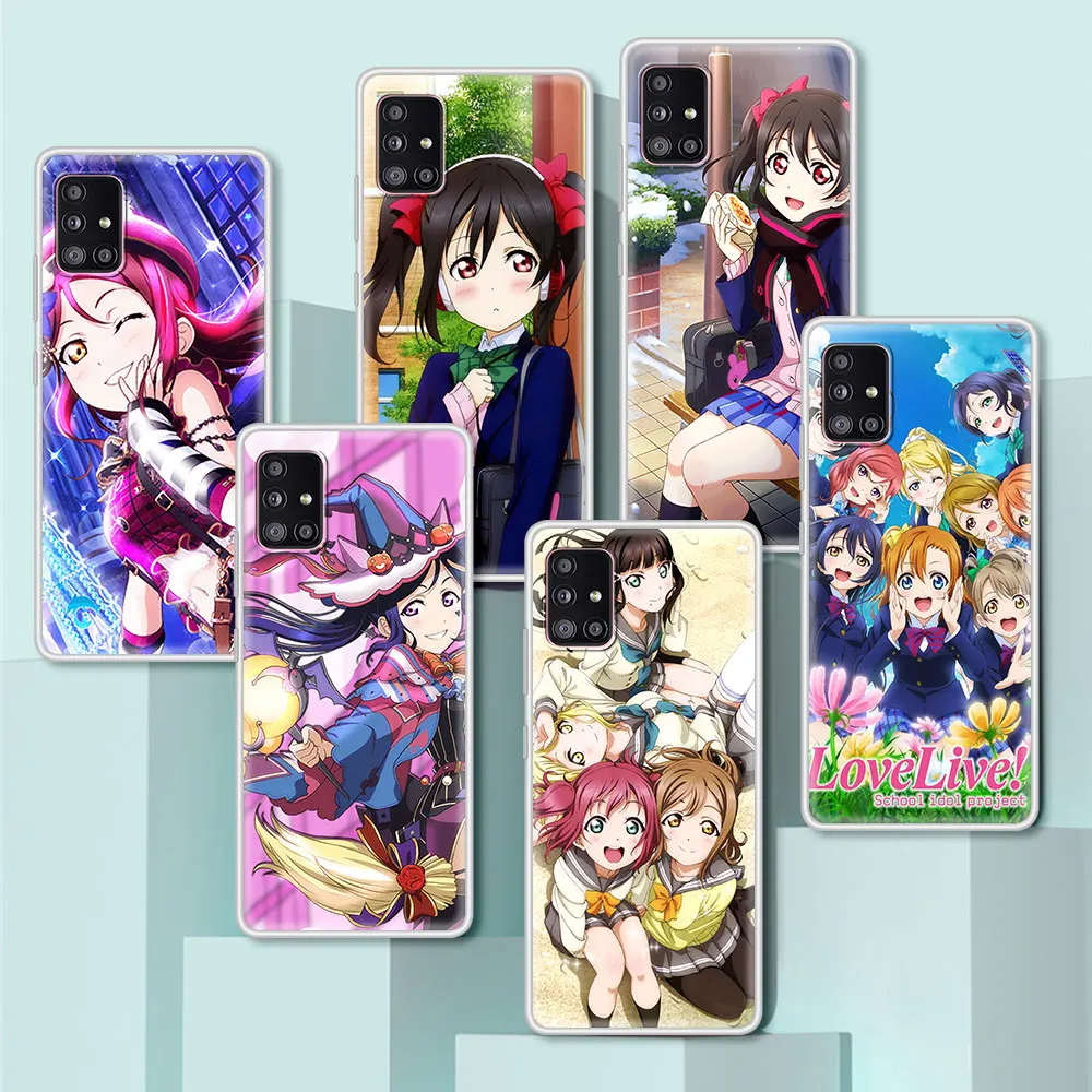 Love Live School Idol Diary Translucent Phone Case For Samsung Galaxy A51 A52 A71 A32 A72 5G A12 A31 A21s A02s A41 A11 A91 Cover
Love Live School Idol Diary Translucent Phone Case For Samsung Galaxy A51 A52 A71 A32 A72 5G A12 A31 A21s A02s A41 A11 A91 Cover