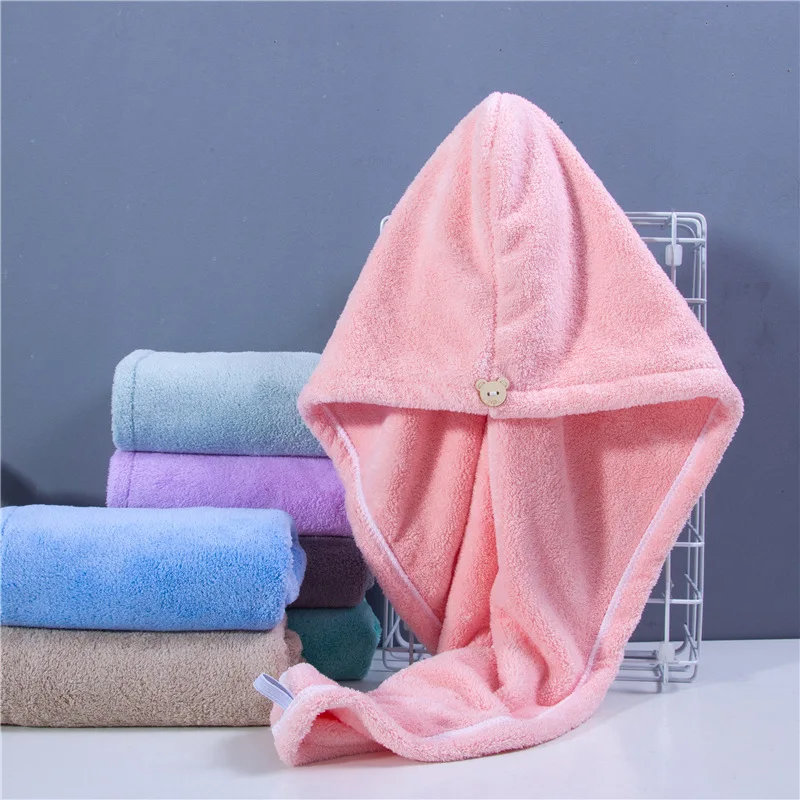 Girl's Hair Drying Hat Quick-dry Hair Towel Cap Hat Bath Hat Microfiber Solid Towel Cap Super Absorption Turban Hair Dry Cap
Girl's Hair Drying Hat Quick-dry Hair Towel Cap Hat Bath Hat Microfiber Solid Towel Cap Super Absorption Turban Hair Dry Cap