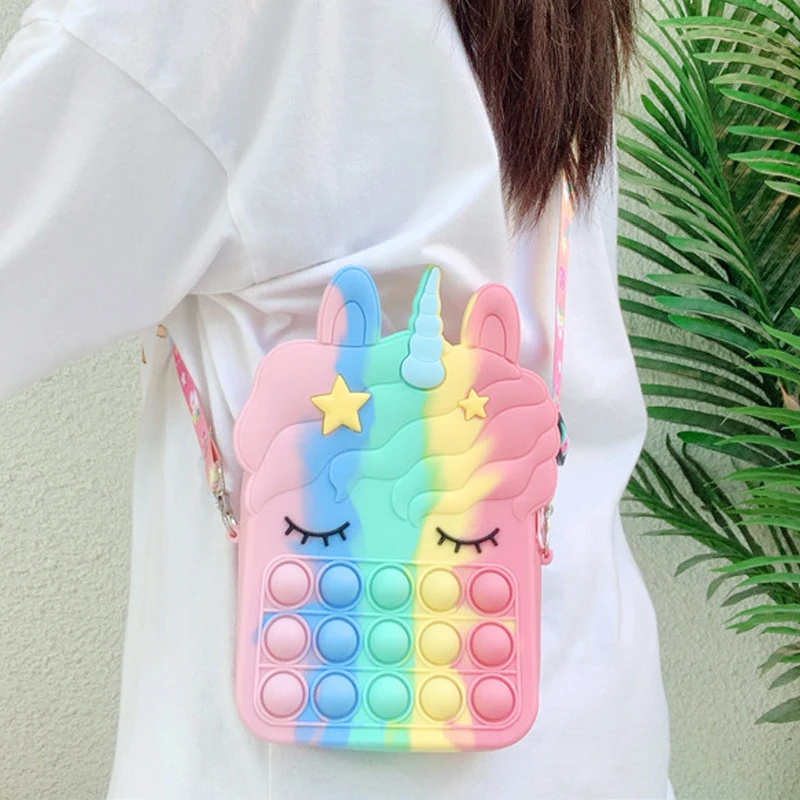 Big Unicorns Kawaii Wallet Anime Fidget Toys Popping Popet Silicone Push Bubble Storage Women Bag Anti Stress Coin Purse Girls
Big Unicorns Kawaii Wallet Anime Fidget Toys Popping Popet Silicone Push Bubble Storage Women Bag Anti Stress Coin Purse Girls