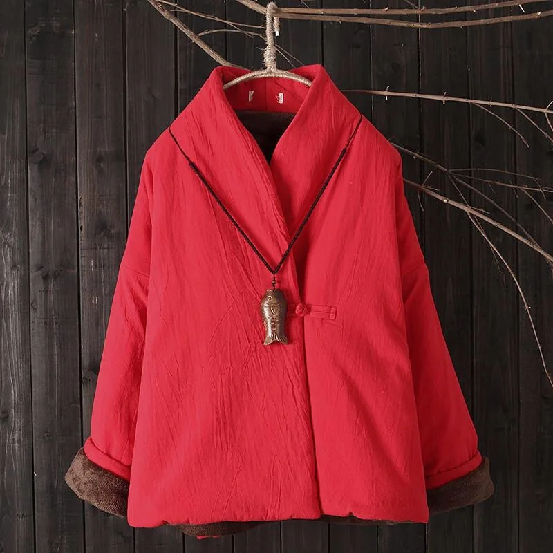 Women Chinese Traditional Costumes Winter Thicken Jacket 2020 New Year Disc Button Cotton Padded Coat Tang Suit
Women Chinese Traditional Costumes Winter Thicken Jacket 2020 New Year Disc Button Cotton Padded Coat Tang Suit