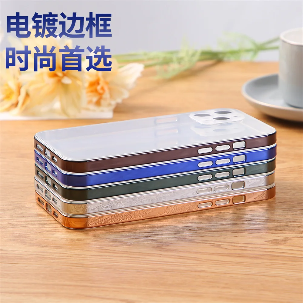 Phone Case For iPhone 13 12 11 Pro Max Xs Xr X 7 8 Plus Transparent Plating Clear Case Coque Thin Soft TPU Back Cover Shell
Phone Case For iPhone 13 12 11 Pro Max Xs Xr X 7 8 Plus Transparent Plating Clear Case Coque Thin Soft TPU Back Cover Shell