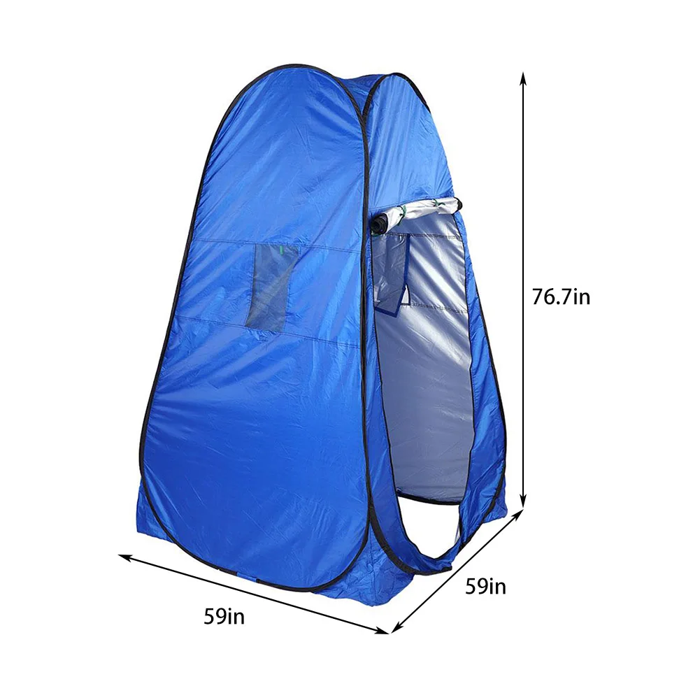 Portable Privacy Shower Toilet Camping Pop Up Tent Camouflage/UV Function Outdoor Dressing Tent/photography Tent blue
Portable Privacy Shower Toilet Camping Pop Up Tent Camouflage/UV Function Outdoor Dressing Tent/photography Tent blue