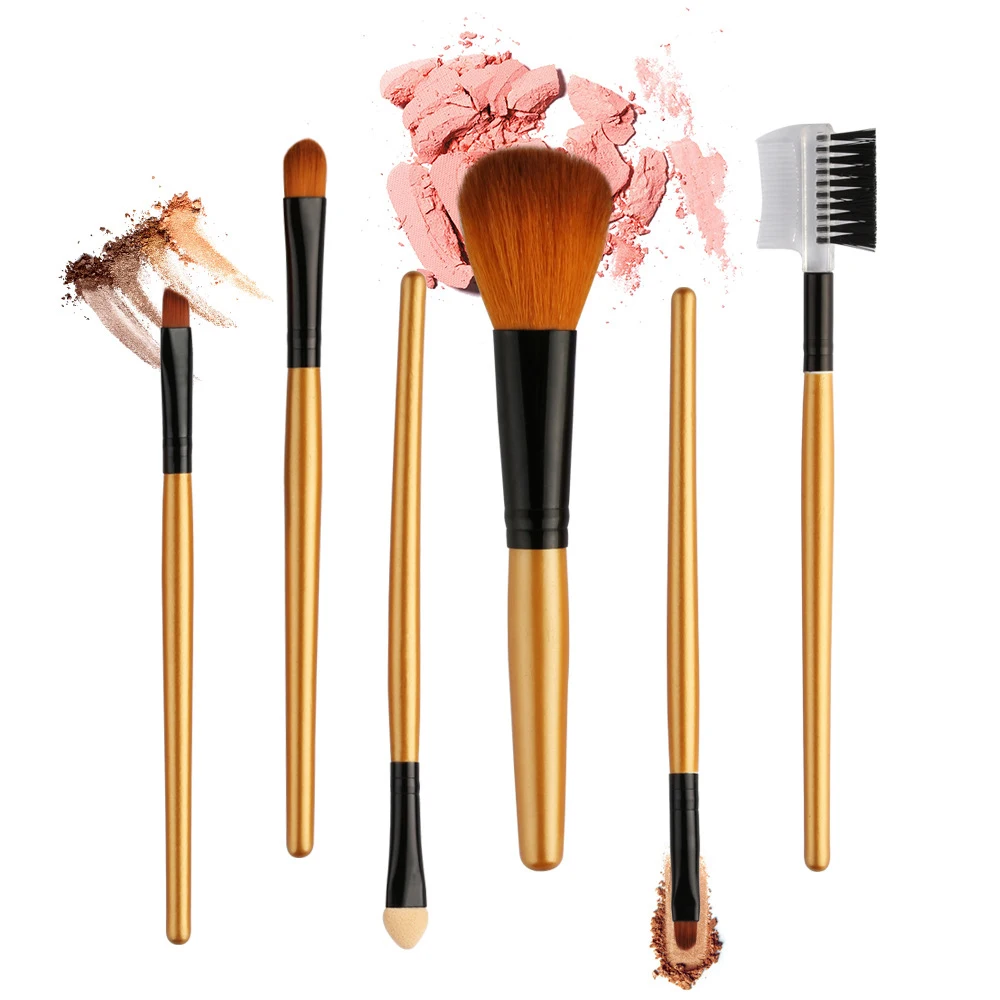 6Pcs Makeup Brushes Set Beauty Tools with Golden Handle for Foundation Eyeshadow Eyebrows Lip Brush for New Beginner Eaey to Use
6Pcs Makeup Brushes Set Beauty Tools with Golden Handle for Foundation Eyeshadow Eyebrows Lip Brush for New Beginner Eaey to Use