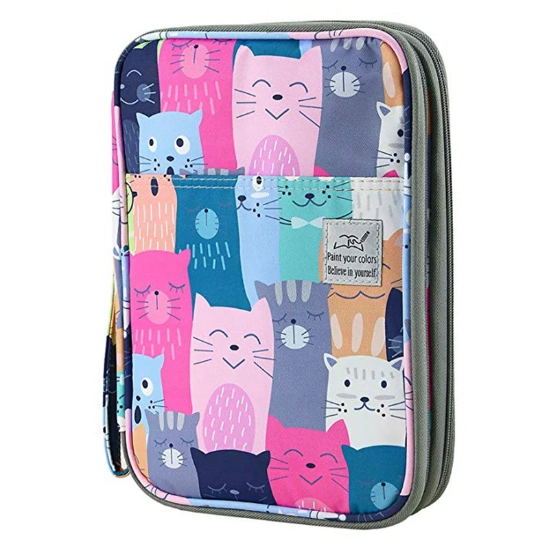 192 Slots Large Capacity Pencil Bag Case Organizer Cosmetic Bag for Colored Pencil Watercolor Pen Markers Gel Pens Bag
192 Slots Large Capacity Pencil Bag Case Organizer Cosmetic Bag for Colored Pencil Watercolor Pen Markers Gel Pens Bag