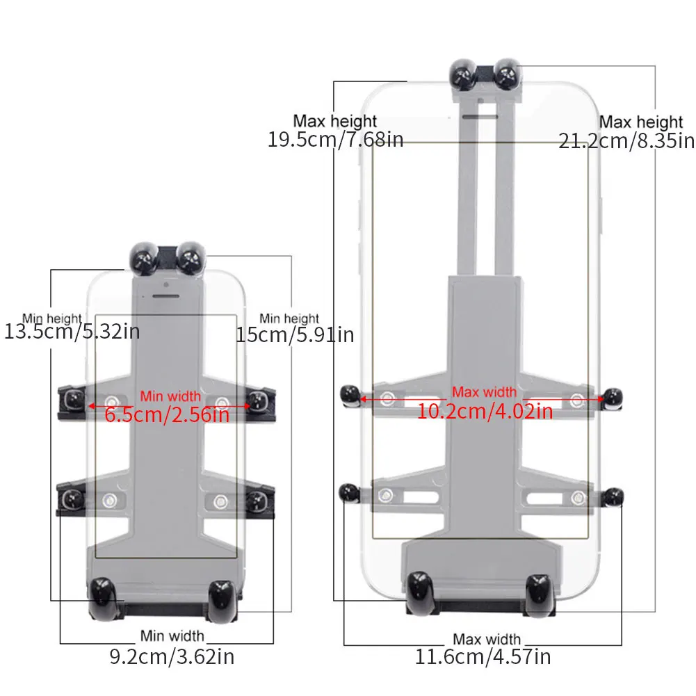 Adjustable Motorcycle Bike Phone Holder Case Outdoor Waterproof Phone Stand Bracket Bicycle Handlebar Mobile Support Mount 
Adjustable Motorcycle Bike Phone Holder Case Outdoor Waterproof Phone Stand Bracket Bicycle Handlebar Mobile Support Mount