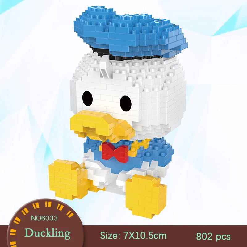 Mouse Classic Cartoon Building Blocks Duckling Diamond Building Blocks DIY Anime Assembled Building Block Model Children's Gift 
Mouse Classic Cartoon Building Blocks Duckling Diamond Building Blocks DIY Anime Assembled Building Block Model Children's Gift