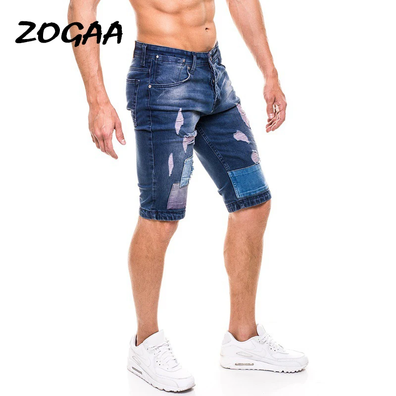 ZOGAA Shorts Men Summer New Hole Denim Straight Pants Plus Size Knee Length Printed Casual Trendy Hot Sale All-match Personality 
ZOGAA Shorts Men Summer New Hole Denim Straight Pants Plus Size Knee Length Printed Casual Trendy Hot Sale All-match Personality