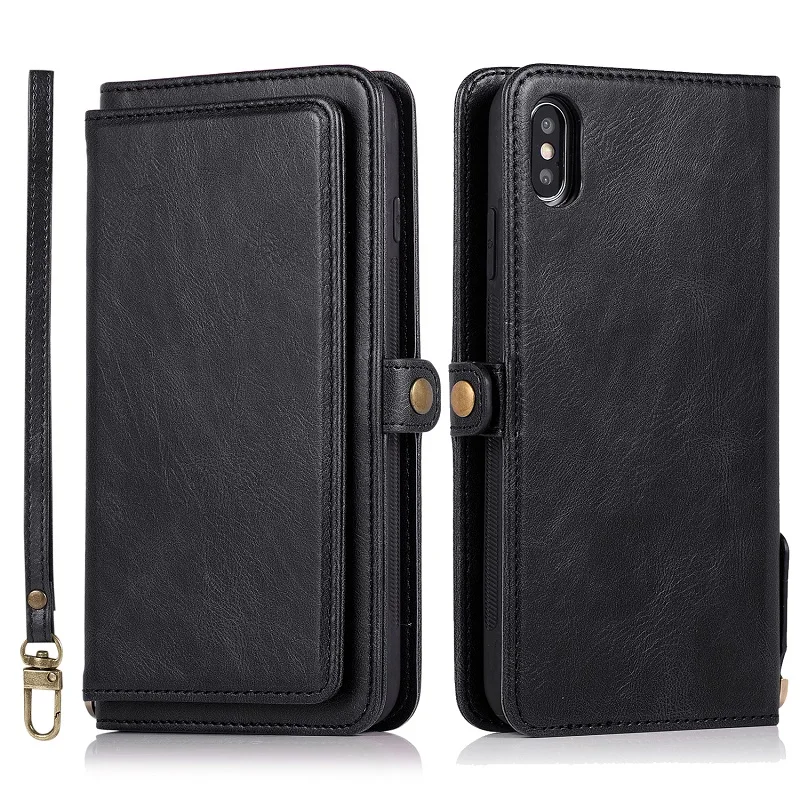 For iPhone X XS Case Multifunction Wallet Card Bag Magnetic Phone Leather Cover Case iPhone XS Max Flip Phone Cover Split Case
For iPhone X XS Case Multifunction Wallet Card Bag Magnetic Phone Leather Cover Case iPhone XS Max Flip Phone Cover Split Case