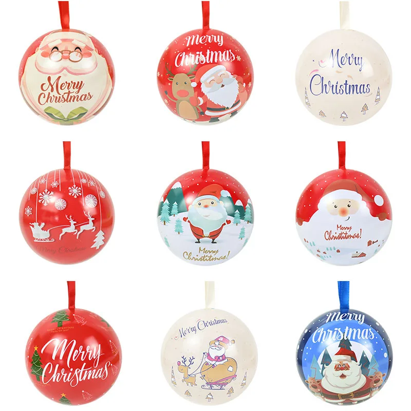 1/2pc Christmas Candy Box Tinplate Ball New Year Children's Gift Tin Packaging Decoration Christmas Eve Christmas Tree Ornaments
1/2pc Christmas Candy Box Tinplate Ball New Year Children's Gift Tin Packaging Decoration Christmas Eve Christmas Tree Ornaments