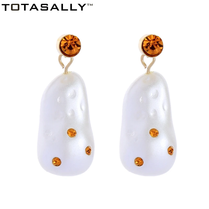 TOTASALLY style Vintage irregular Simulated Pearl crystal dangle Earrings Women's Statement drop Earrings Jewelry for party show
TOTASALLY style Vintage irregular Simulated Pearl crystal dangle Earrings Women's Statement drop Earrings Jewelry for party show