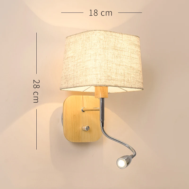 Modern Wood LED Wall Lamps For Reading Cloth Sconces Lamp Shade Bedroom Bedside Corridor Aisle Study Office Wall Light Fixture
Modern Wood LED Wall Lamps For Reading Cloth Sconces Lamp Shade Bedroom Bedside Corridor Aisle Study Office Wall Light Fixture