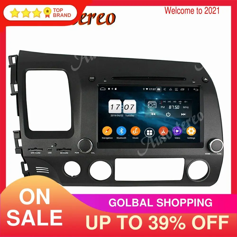 For Honda Civic 2006-2011 Android10 128GB Car DVD Player Auto Radio Tape Recorder GPS Navigation Multimedia Player Carplay IPS
For Honda Civic 2006-2011 Android10 128GB Car DVD Player Auto Radio Tape Recorder GPS Navigation Multimedia Player Carplay IPS