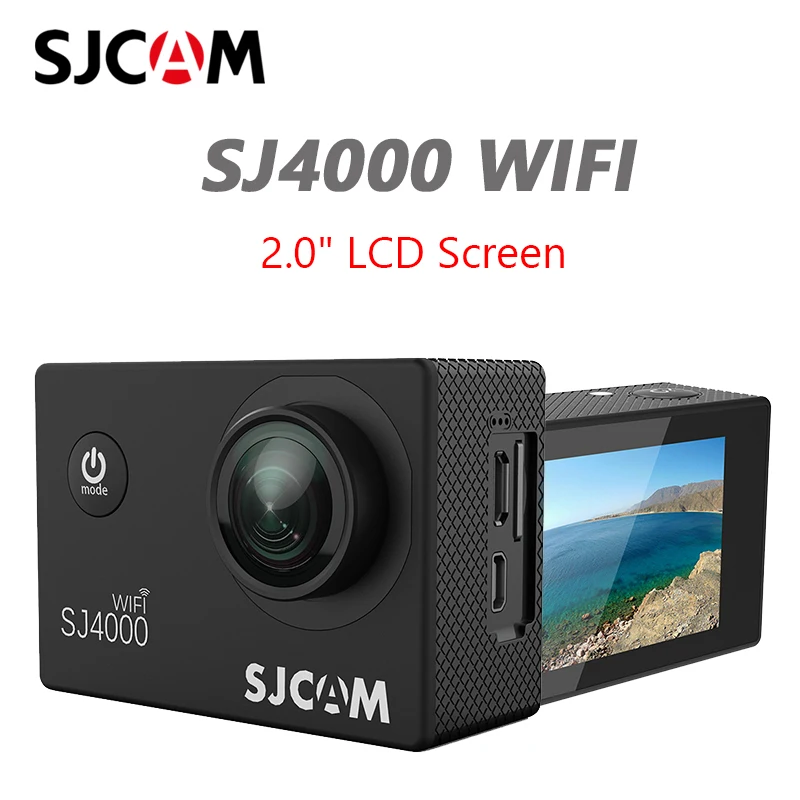 

Original SJCAM SJ4000 WiFi Action Camera 2.0" LCD Screen Sports DV 1080P HD Underwater 30M Waterproof mini Camcorder SJ 4000 Cam