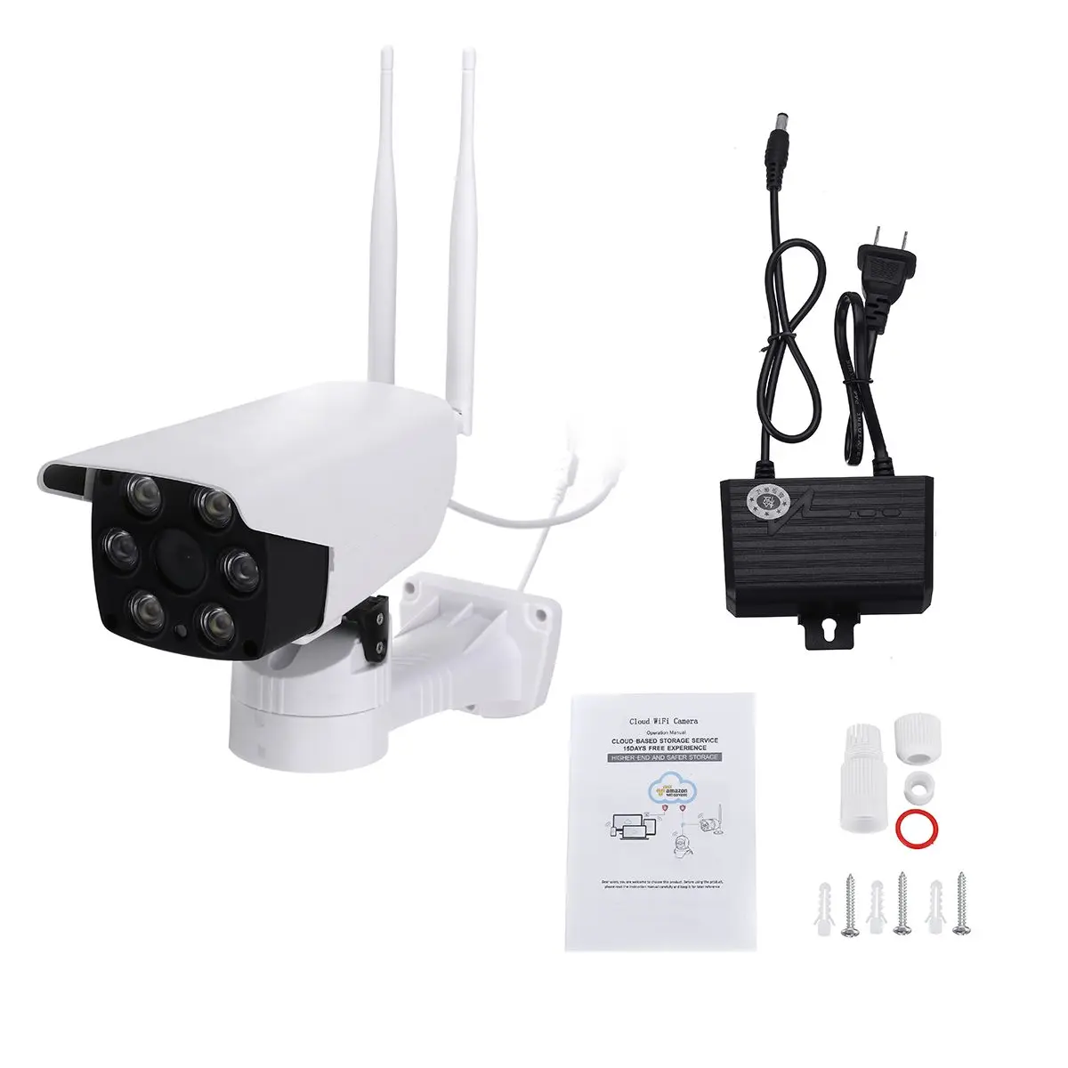 HD 1080P Wireless Outdoor Security Surveillance Camera CCTV IP66 Waterproof / Night Vision / Motion Cloud Cam Activity Alert
HD 1080P Wireless Outdoor Security Surveillance Camera CCTV IP66 Waterproof / Night Vision / Motion Cloud Cam Activity Alert