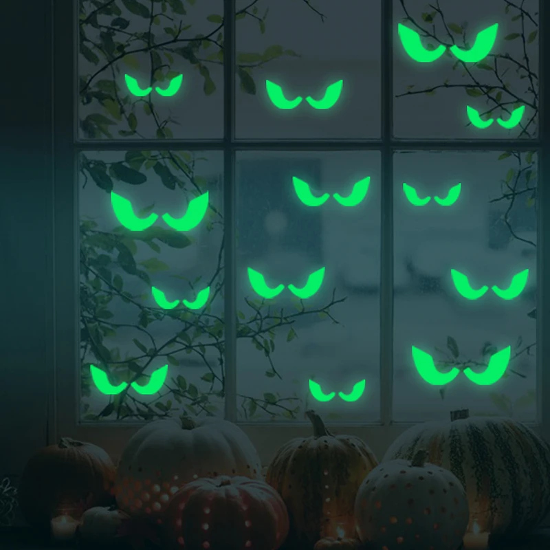 Glowing In The Dark Green Eyes Wall Glass Sticker Halloween Decoration Decals Luminous Haunted House Ornaments JJJTZ115
Glowing In The Dark Green Eyes Wall Glass Sticker Halloween Decoration Decals Luminous Haunted House Ornaments JJJTZ115