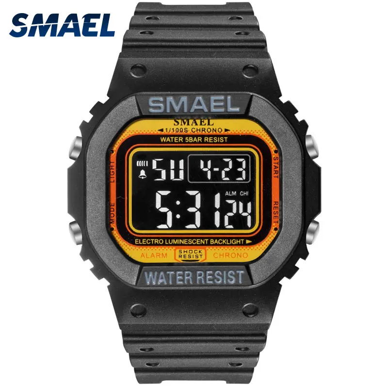 SMAEL Classic Square Men's Sport Watch Stopwatch Swim Running for Men LED Digital Watches 50M Waterproof Alarm Male Clock Man
SMAEL Classic Square Men's Sport Watch Stopwatch Swim Running for Men LED Digital Watches 50M Waterproof Alarm Male Clock Man