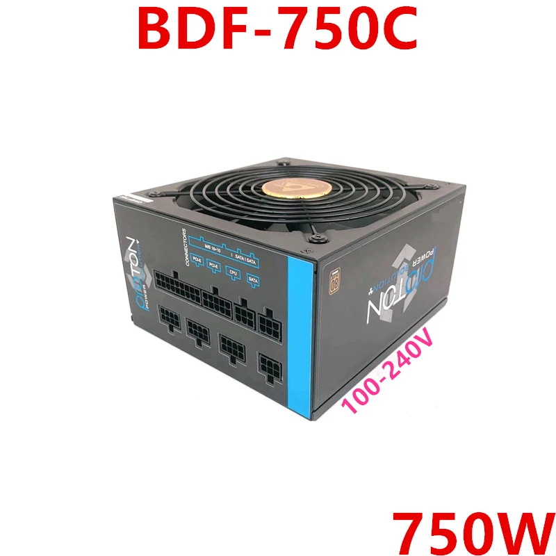 

New PSU For Chieftec Full Module 80plus Bronze Mute Host Power Supply 750W Power Supply BDF-750C