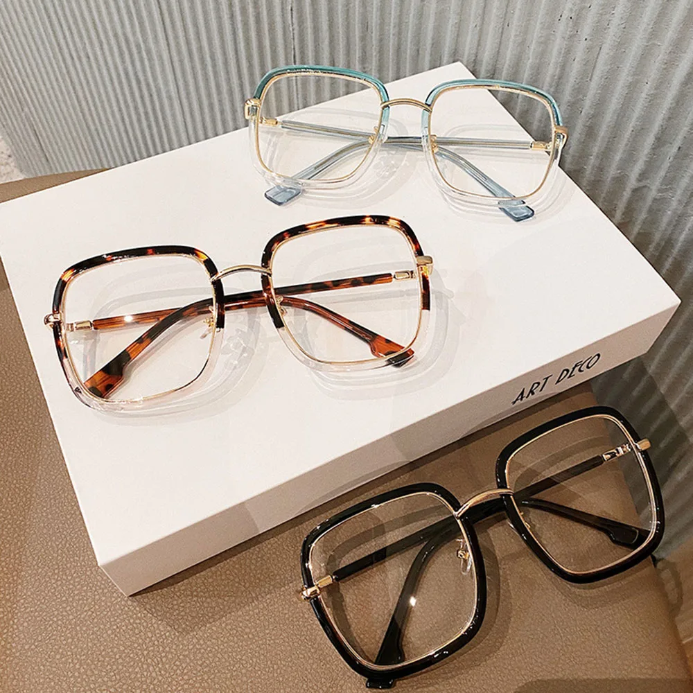 1 Pcs Clear Print Square Anti-blue Light Eyeglasses For Men Women Alloy Leopard Oversize Computer Myopia Glasses
1 Pcs Clear Print Square Anti-blue Light Eyeglasses For Men Women Alloy Leopard Oversize Computer Myopia Glasses
