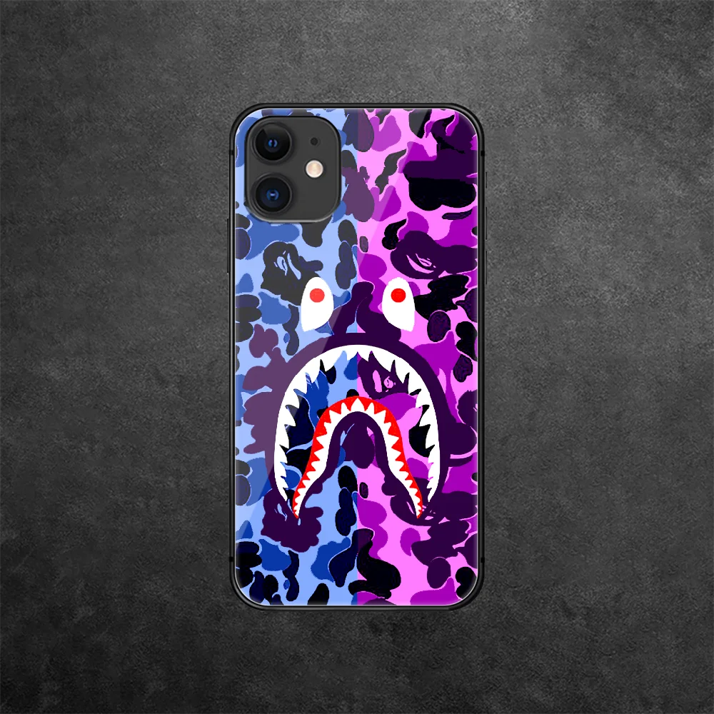 Bape Fashion Sharks Tempered Glass Phone Case Cover For IPhone 5 5S 6 6S 7 Plus X Xs Xr Se 2020 11 12 Pro Max Mini Tpu Prime
Bape Fashion Sharks Tempered Glass Phone Case Cover For IPhone 5 5S 6 6S 7 Plus X Xs Xr Se 2020 11 12 Pro Max Mini Tpu Prime