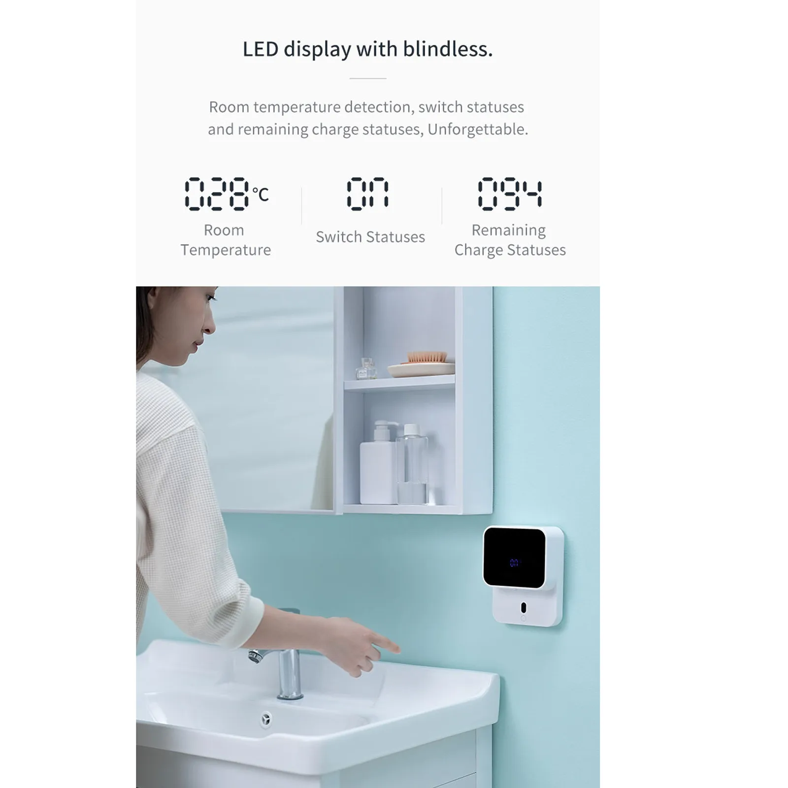 Touchless Handsfree Automatic Foam Soap Dispenser Distributeur De Savon Liquide Hand Wash Bathroom Kitchen
Touchless Handsfree Automatic Foam Soap Dispenser Distributeur De Savon Liquide Hand Wash Bathroom Kitchen