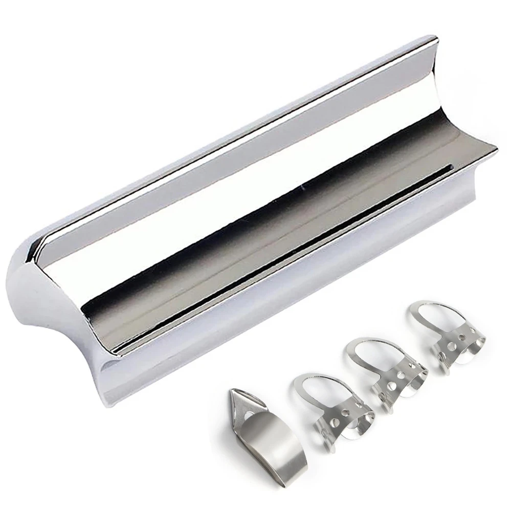 Guitar Slide Stainless Steel Tone Bar Hawaiian Slider for Acoustic Electric Guitar Instruments Parts with Metal Picks
Guitar Slide Stainless Steel Tone Bar Hawaiian Slider for Acoustic Electric Guitar Instruments Parts with Metal Picks
