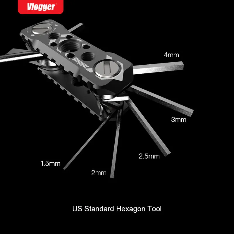 Vlogger Multifunctional combination tool Folding Screwdriver Kit Blade DSLR Camera Rig Folding Tool Set Black Light Weight Kit
Vlogger Multifunctional combination tool Folding Screwdriver Kit Blade DSLR Camera Rig Folding Tool Set Black Light Weight Kit