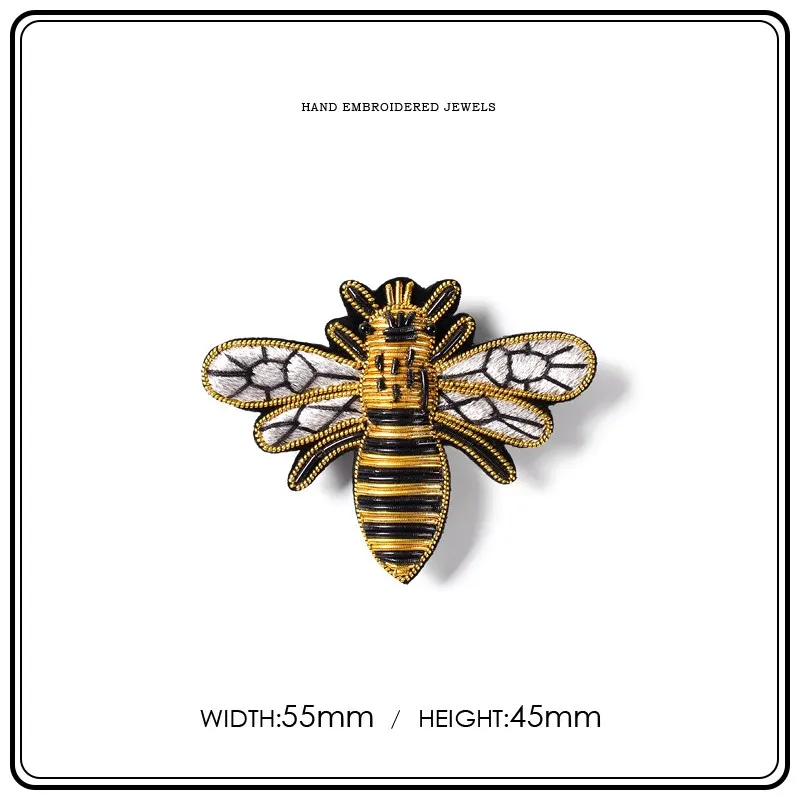 Creative Design Hand Embroidery Brooch High-end Women's Sweater Pin Fixed Clothes Decoration Small Bee Badge Accessories
Creative Design Hand Embroidery Brooch High-end Women's Sweater Pin Fixed Clothes Decoration Small Bee Badge Accessories