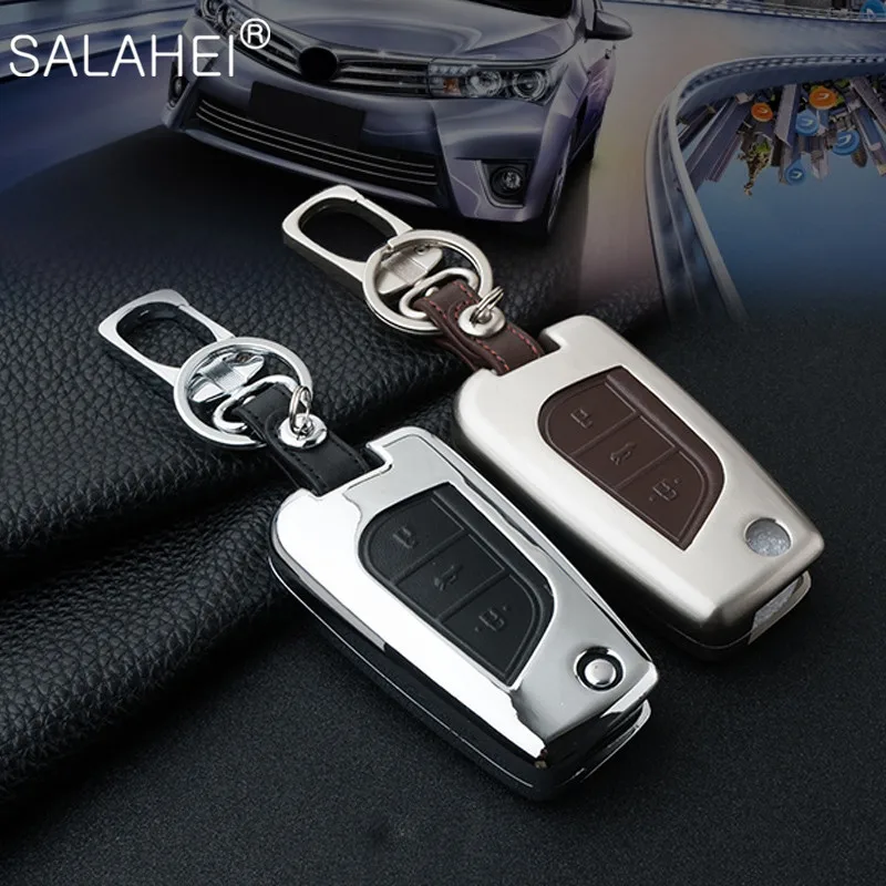 Car Zinc Alloy Leather Key Case For Toyota Auris Camry Corolla Reiz Avensis Verso Yaris Prius Aygo Rav4 Scion TC IM 2015 2016
Car Zinc Alloy Leather Key Case For Toyota Auris Camry Corolla Reiz Avensis Verso Yaris Prius Aygo Rav4 Scion TC IM 2015 2016
