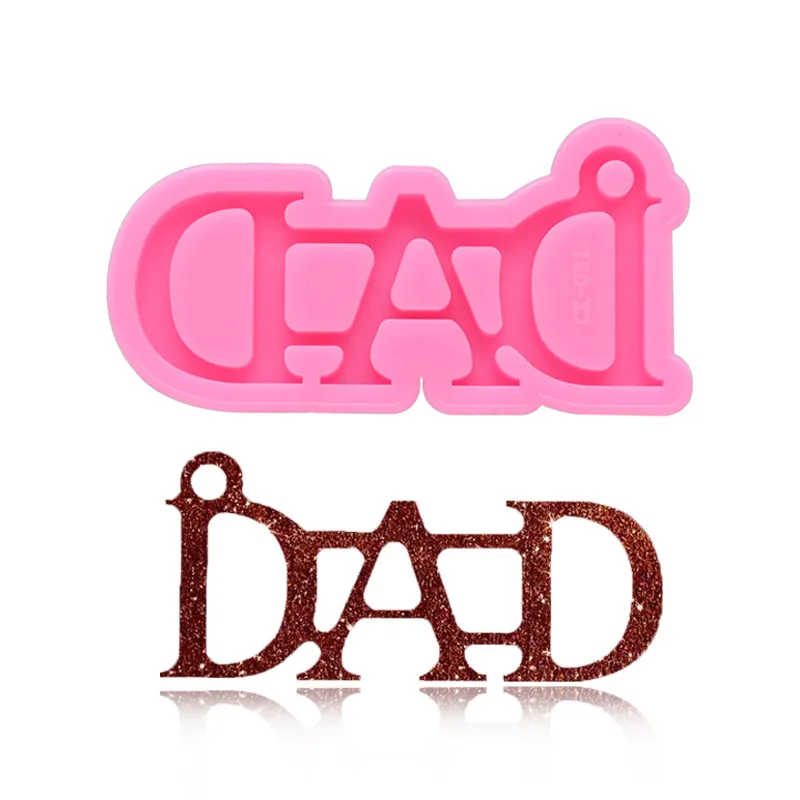 Silicone mold diy mirror face glue letter dad DAD keychain mold crystal fondant cake kitchen baking mold pendant halloween mold
Silicone mold diy mirror face glue letter dad DAD keychain mold crystal fondant cake kitchen baking mold pendant halloween mold