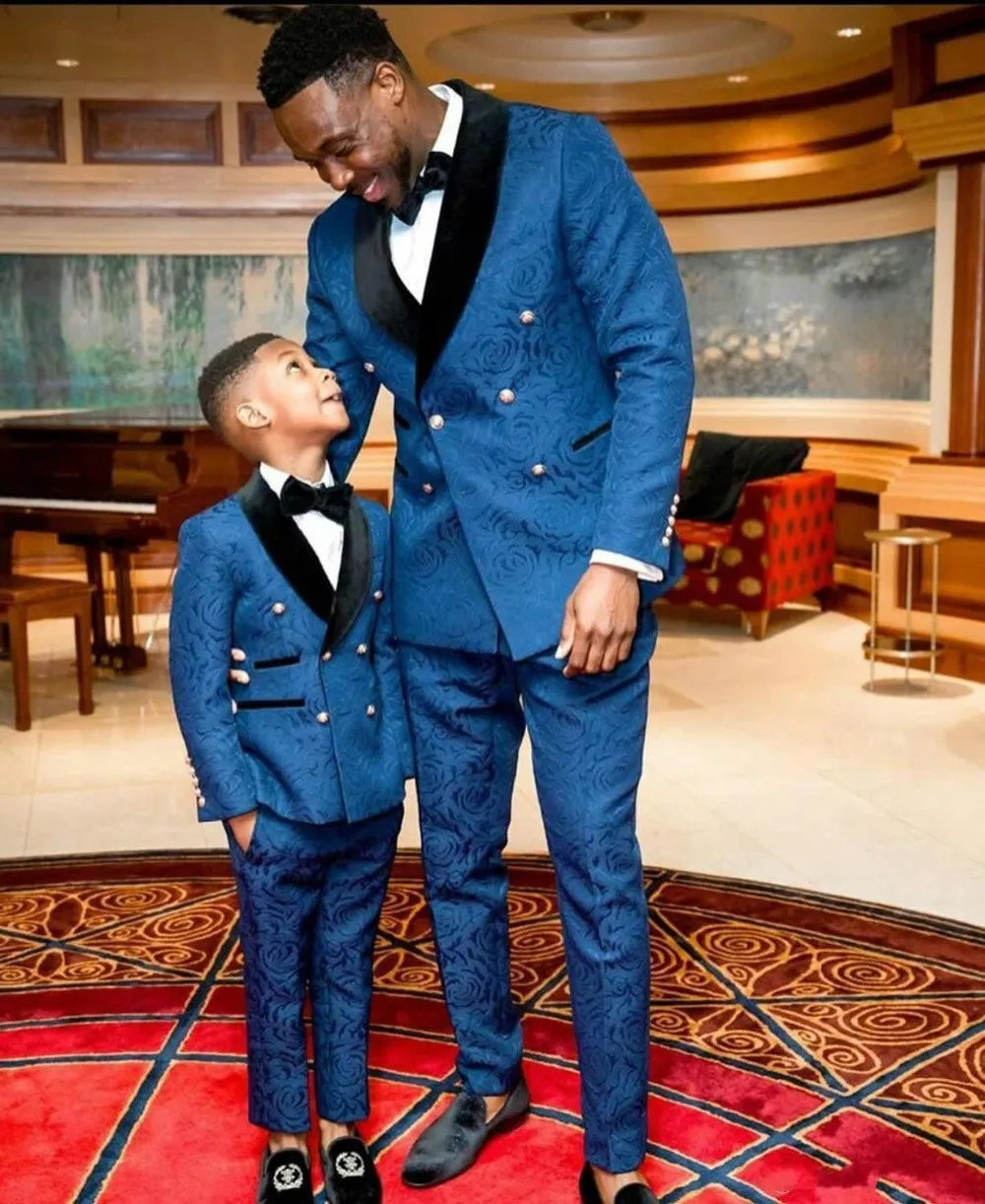 Blue Printed Floral Kid's Suit Jacket Parent-Child Clothes Suitable For Wedding Banquet Party Formal Wear Suit Pants Tailor Made
Blue Printed Floral Kid's Suit Jacket Parent-Child Clothes Suitable For Wedding Banquet Party Formal Wear Suit Pants Tailor Made