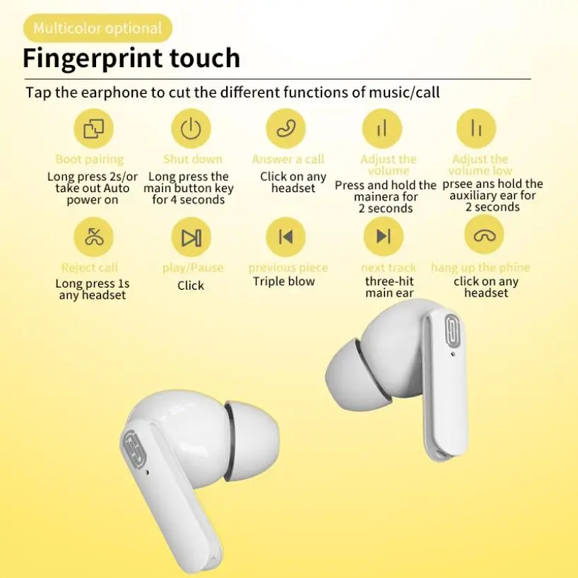 2021 HotSelling Y113 TWS In Ear Blutooth Earphones Sport Waterproof Headset Noise Cancel Control Wireless Headsets Earbuds Phone
2021 HotSelling Y113 TWS In Ear Blutooth Earphones Sport Waterproof Headset Noise Cancel Control Wireless Headsets Earbuds Phone