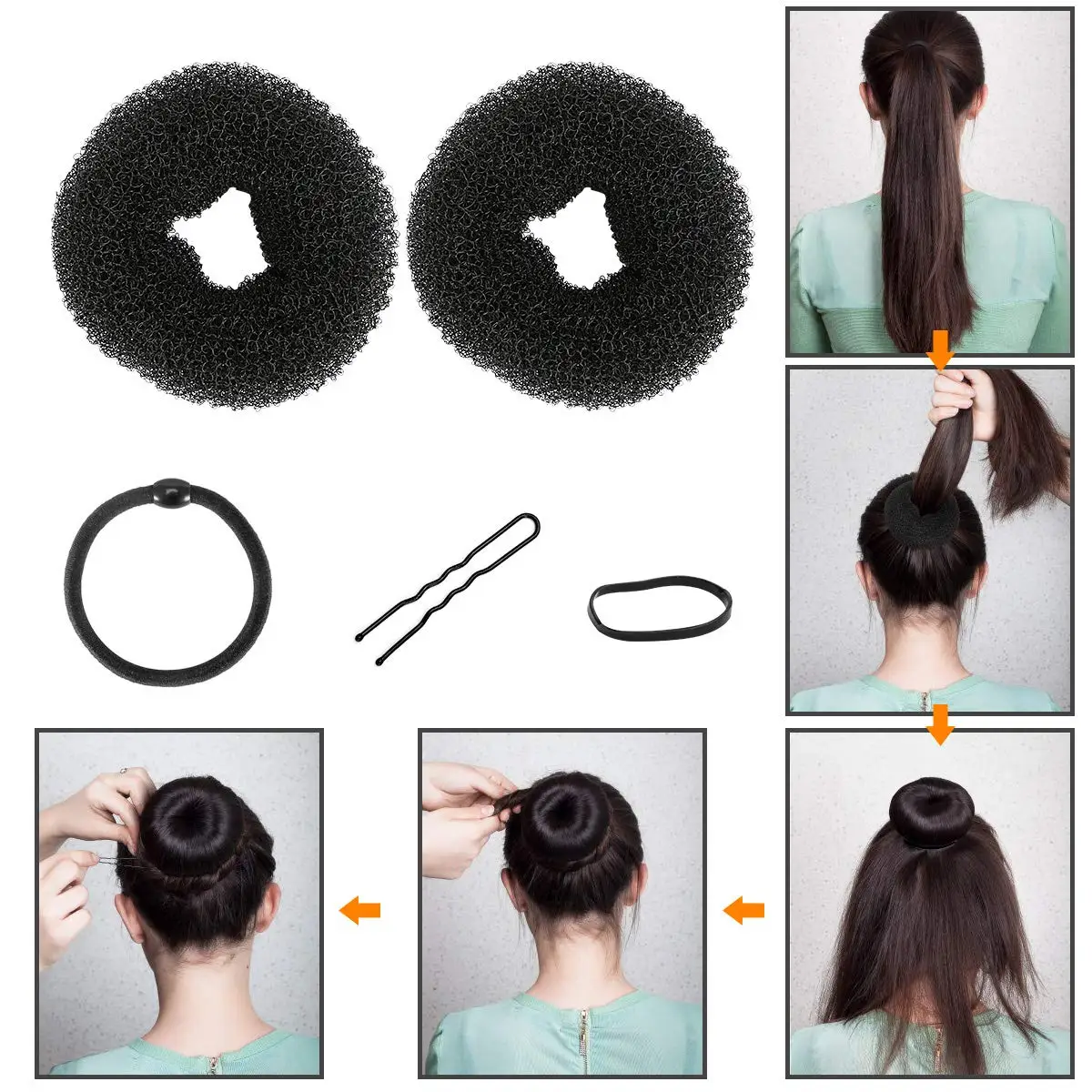 71pcs/set Magic Donut Bun Maker Diy Women Hair Accessories Styling Hairpins Barrettes Twist Hair Clips Hairstyle Braidingtools
71pcs/set Magic Donut Bun Maker Diy Women Hair Accessories Styling Hairpins Barrettes Twist Hair Clips Hairstyle Braidingtools