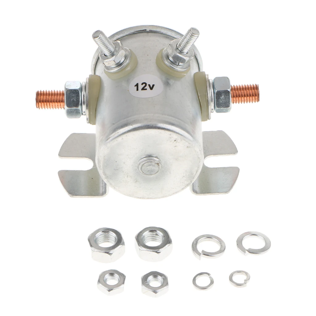 12 В 100 А серебряное непрерывное силовое соленоидное реле 300 А в 4-контактном зажиме RUSH
12 В 100 А серебряное непрерывное силовое соленоидное реле 300 А в 4-контактном зажиме RUSH