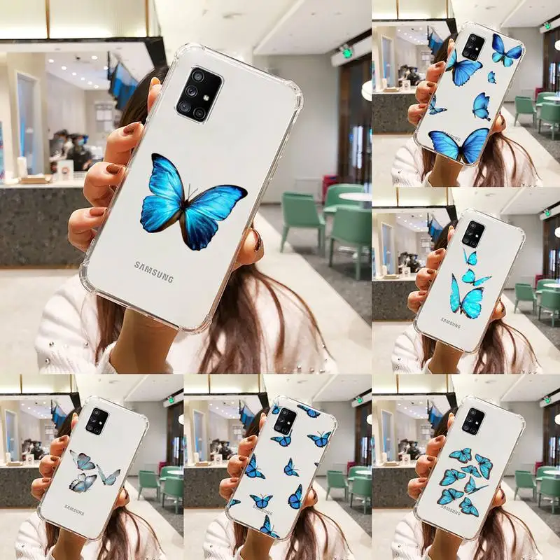 Blue Butterfly Phone Case Transparent For Samsung S 10 9 20 11 7 8 21 6 P Edge PLUS ULTRA 4G 5G
Blue Butterfly Phone Case Transparent For Samsung S 10 9 20 11 7 8 21 6 P Edge PLUS ULTRA 4G 5G