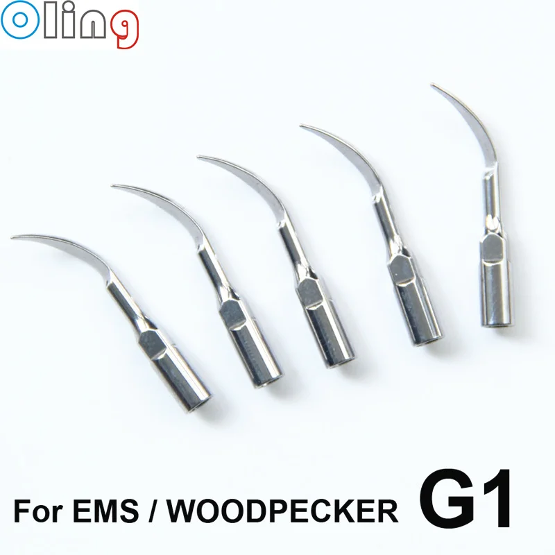 5PCS Dental Ultrasonic Scaler Tips G1 Scaling Tips Fits EMS Woodpecker G1*5 Dental Scaler Tips Scaler For Teeth
5PCS Dental Ultrasonic Scaler Tips G1 Scaling Tips Fits EMS Woodpecker G1*5 Dental Scaler Tips Scaler For Teeth