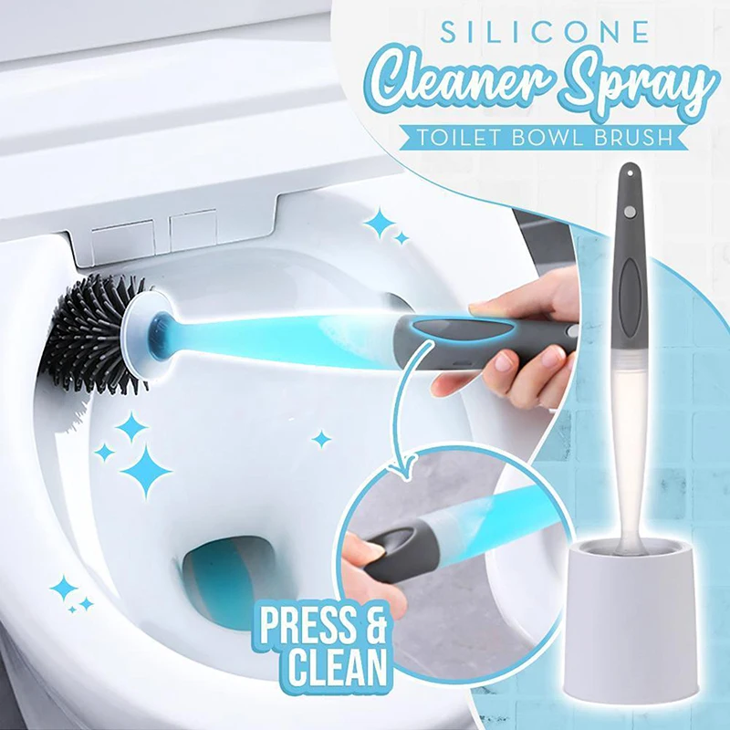 Soap Dispensing Toilet Brush Silicone Head Long Handle Cleaning Brush With Holder For Bathroom Toilet xqmg Home Cleaning Tools
Soap Dispensing Toilet Brush Silicone Head Long Handle Cleaning Brush With Holder For Bathroom Toilet xqmg Home Cleaning Tools