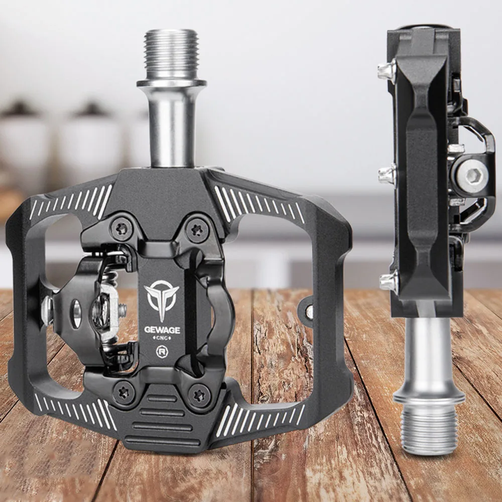 GEWAGE SPD педали для горного велосипеда на двойной платформе педали для велосипеда из алюминиевого сплава MTB педали для горного велосипеда 2021
GEWAGE SPD педали для горного велосипеда на двойной платформе педали для велосипеда из алюминиевого сплава MTB педали для горного велосипеда 2021