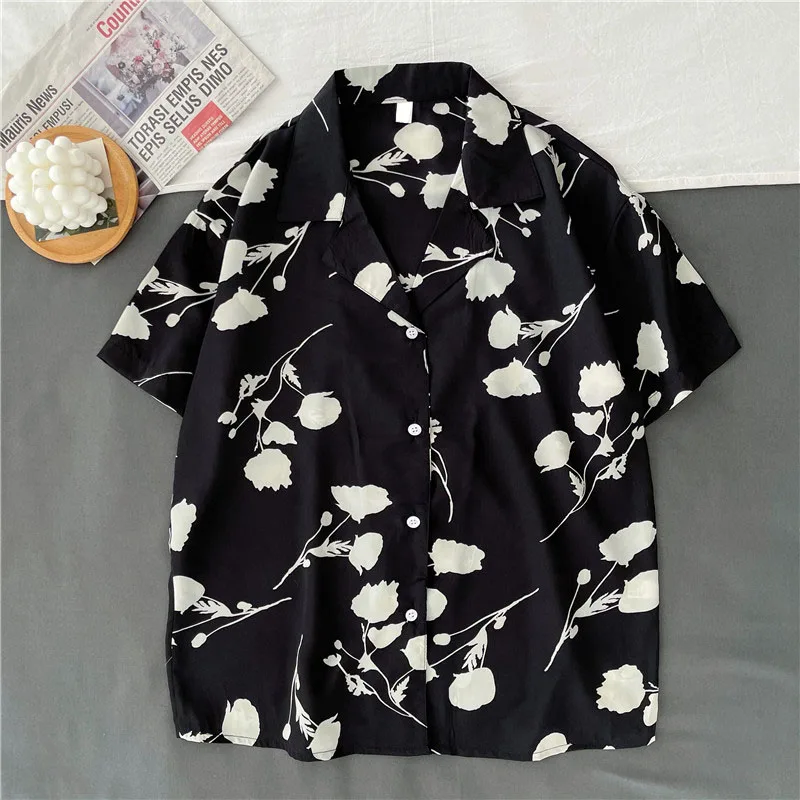 EBAIHUI Summer Blouse for Women Ladies Girl Button Up Shirt Japanese One Piece Black Clothing Harajuku Clothes Printd Top
EBAIHUI Summer Blouse for Women Ladies Girl Button Up Shirt Japanese One Piece Black Clothing Harajuku Clothes Printd Top