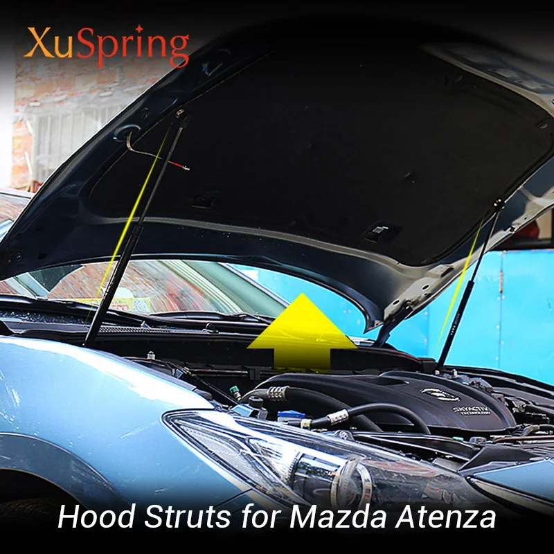 Car Hood Lift Support Pneumatic Rod Spring Shock Strut Bars No Drilling/Welding For Mazda 6 Mazda6 Atenza GJ1/GL 2012-2019
Car Hood Lift Support Pneumatic Rod Spring Shock Strut Bars No Drilling/Welding For Mazda 6 Mazda6 Atenza GJ1/GL 2012-2019