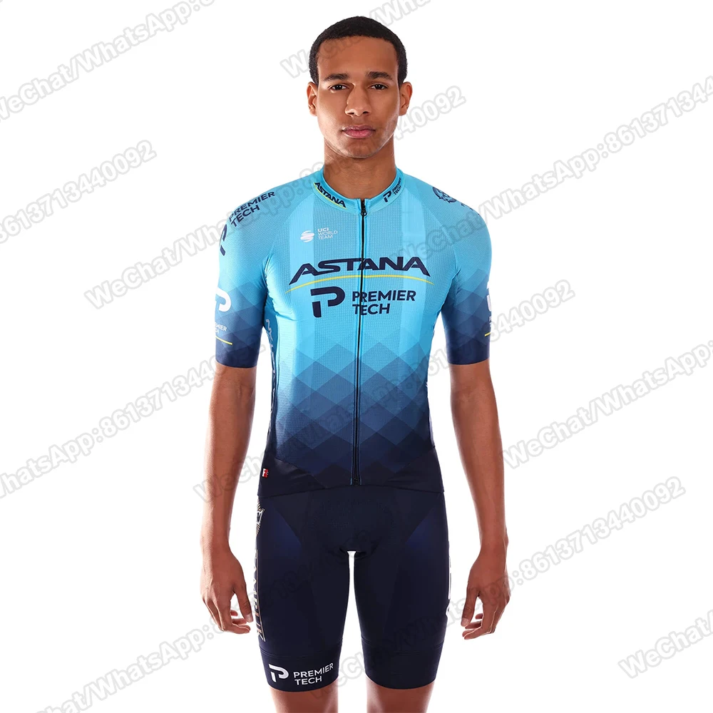 New ASTANA Cycling Suit Pro Team Jersey 2021 Summer Set Blue Bicycle Clothes Maillot Ropa Ciclismo Cycling Clothing Men Suit
New ASTANA Cycling Suit Pro Team Jersey 2021 Summer Set Blue Bicycle Clothes Maillot Ropa Ciclismo Cycling Clothing Men Suit