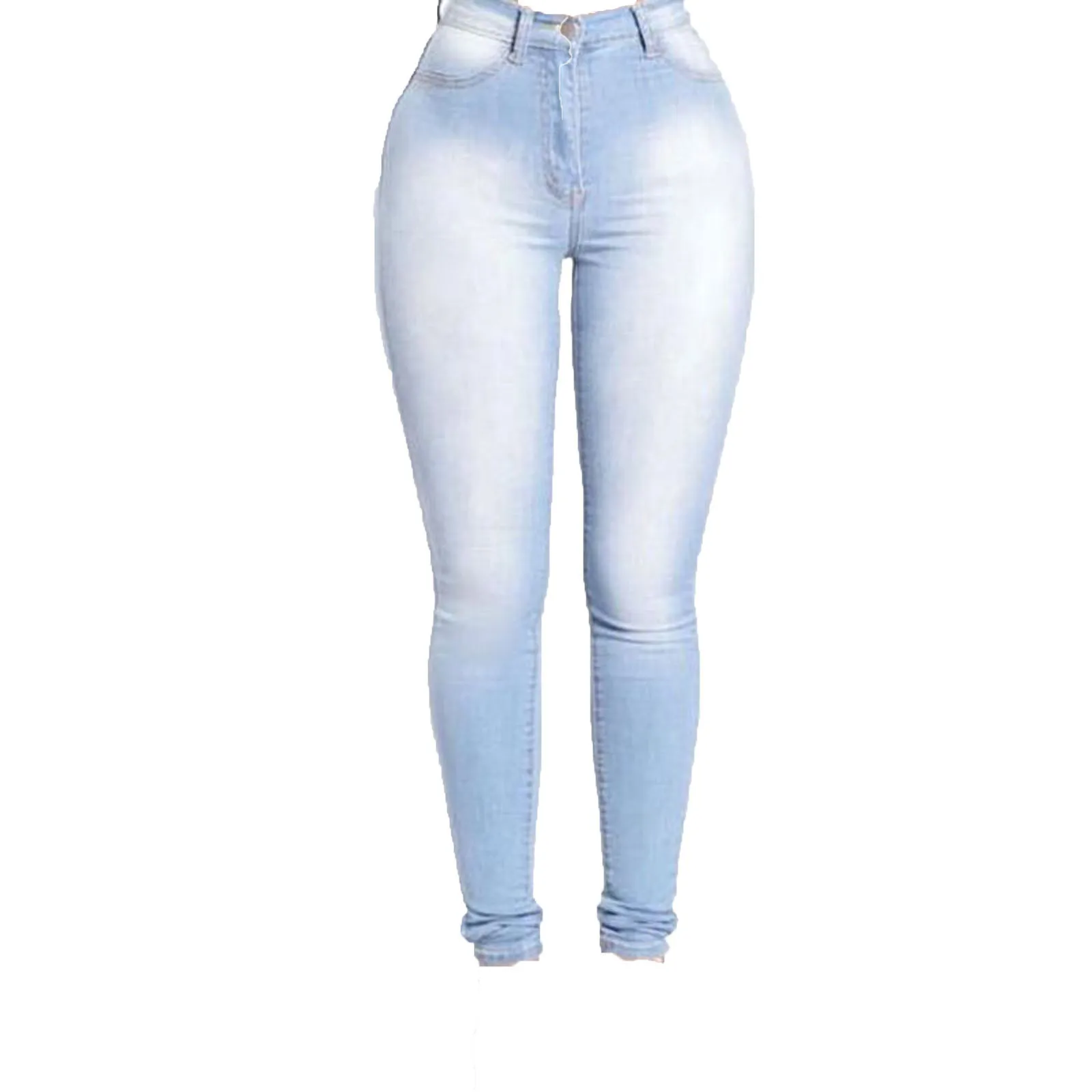 Women's 2021 New Fashion Chic And Casual Light Blue Solid Colour Pockets High-Waisted Slimming Daily Pencil Jeans Long Trousers
Women's 2021 New Fashion Chic And Casual Light Blue Solid Colour Pockets High-Waisted Slimming Daily Pencil Jeans Long Trousers